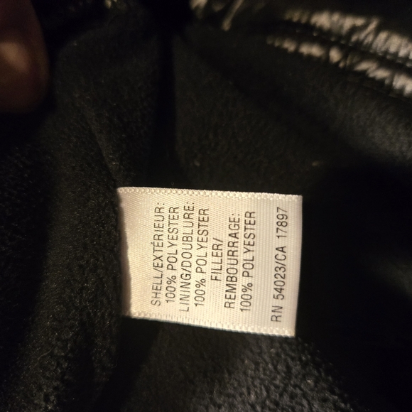 WATER RESISTANT, SHINY, PUFFER, BLACK OLD NAVY VEST - Picture 12 of 14